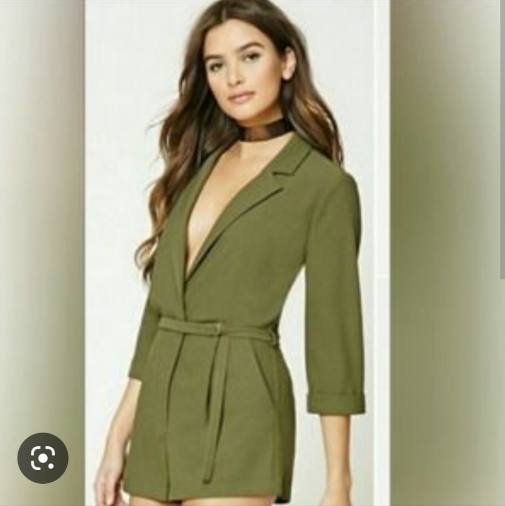 Forever 21 Olive romper M